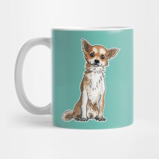 Long hair chihuahua Mug